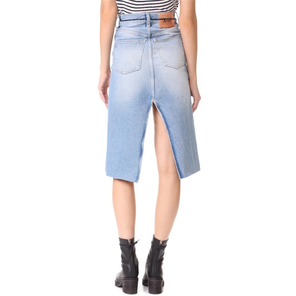 Aries Holmes light wash denim skirt - Picture 2 of 3